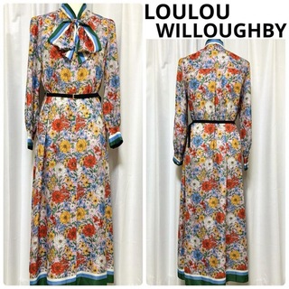 LOULOU WILLOUGHBY - 【極美品】LOULOU WILLOUGHBY 完売品 ボタニカルパネルワンピース