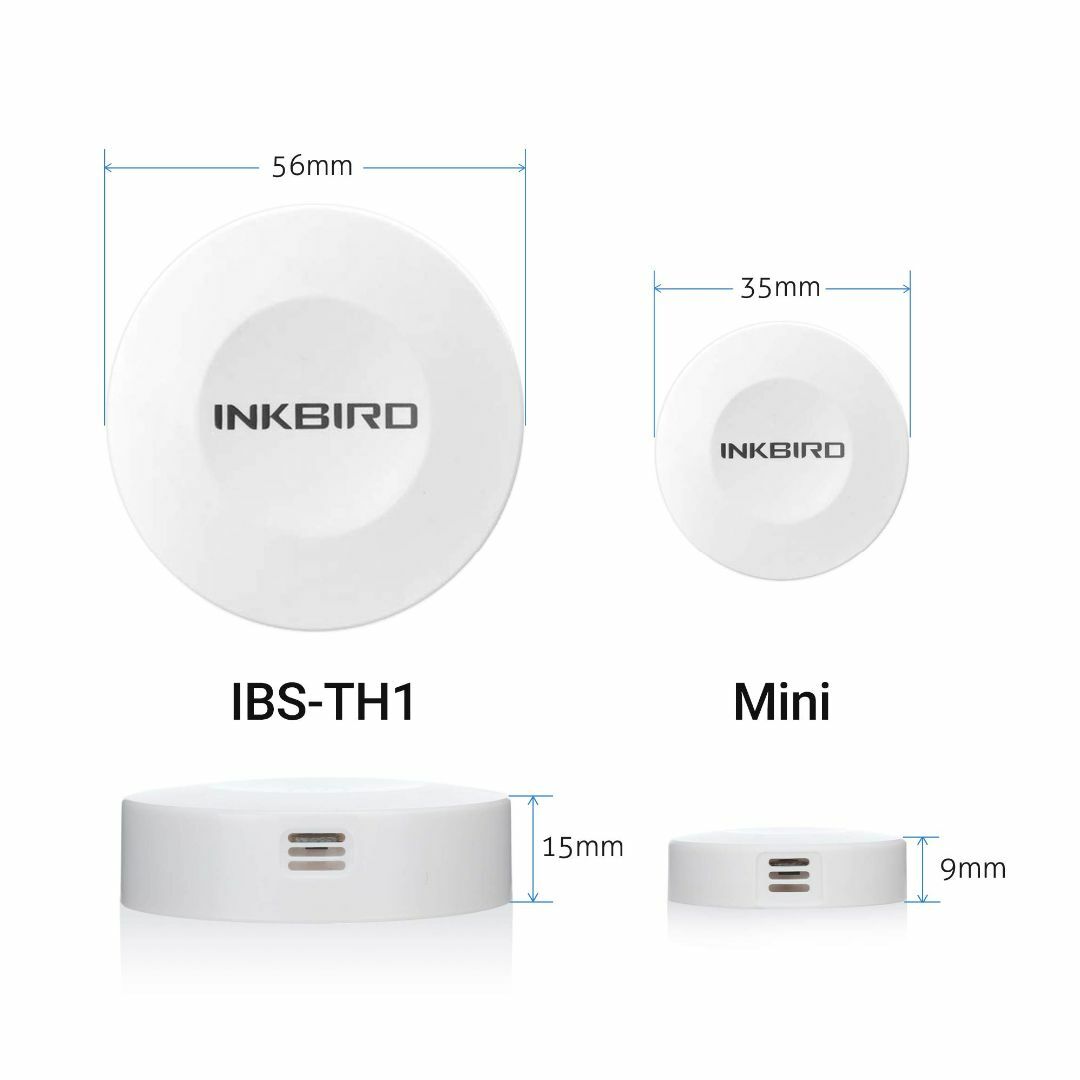 【サイズ:Inkbird-標準】Inkbird 温湿度計 Bluetooth 温 その他のその他(その他)の商品写真