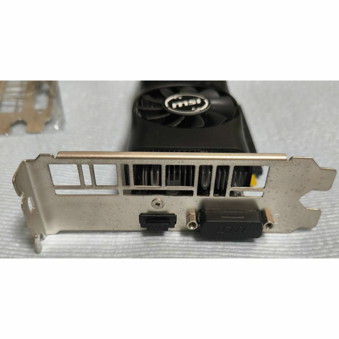 MSI GeForce GTX 1650 4GT LP [中古品] スマホ/家電/カメラのPC/タブレット(PCパーツ)の商品写真