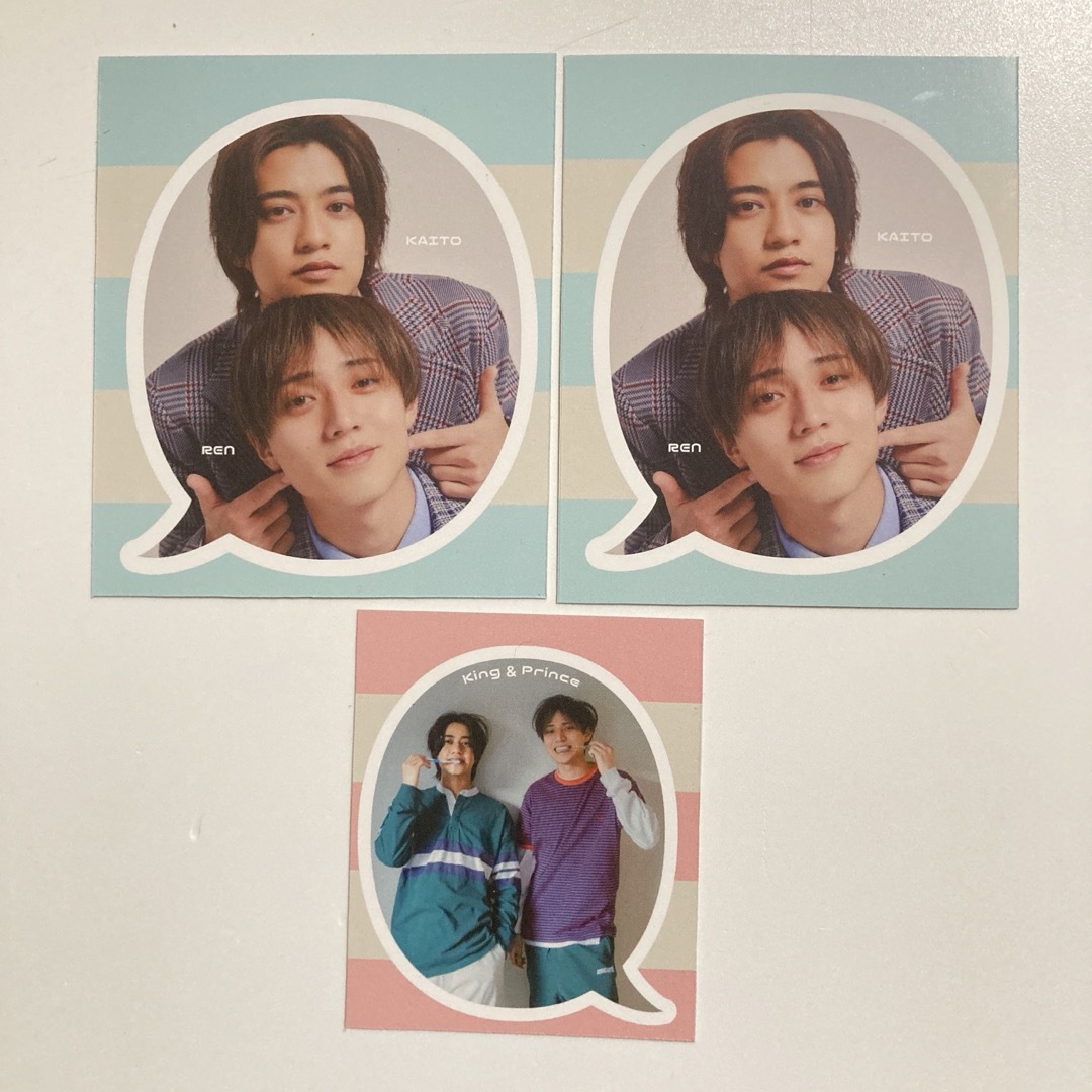 King & Prince(キングアンドプリンス)のking&prince  厚紙カード エンタメ/ホビーのタレントグッズ(アイドルグッズ)の商品写真