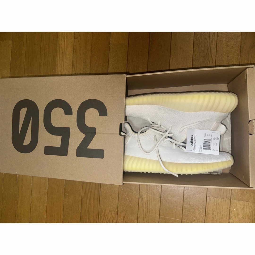 YEEZY（adidas）(イージー)のadidas yeezy boost 350V2 cream white 27 メンズの靴/シューズ(スニーカー)の商品写真