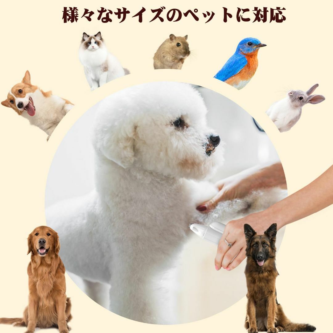 TurnRaise ペット用爪切り バリカン 2in1 改良 犬 猫通用 ライト その他のペット用品(犬)の商品写真