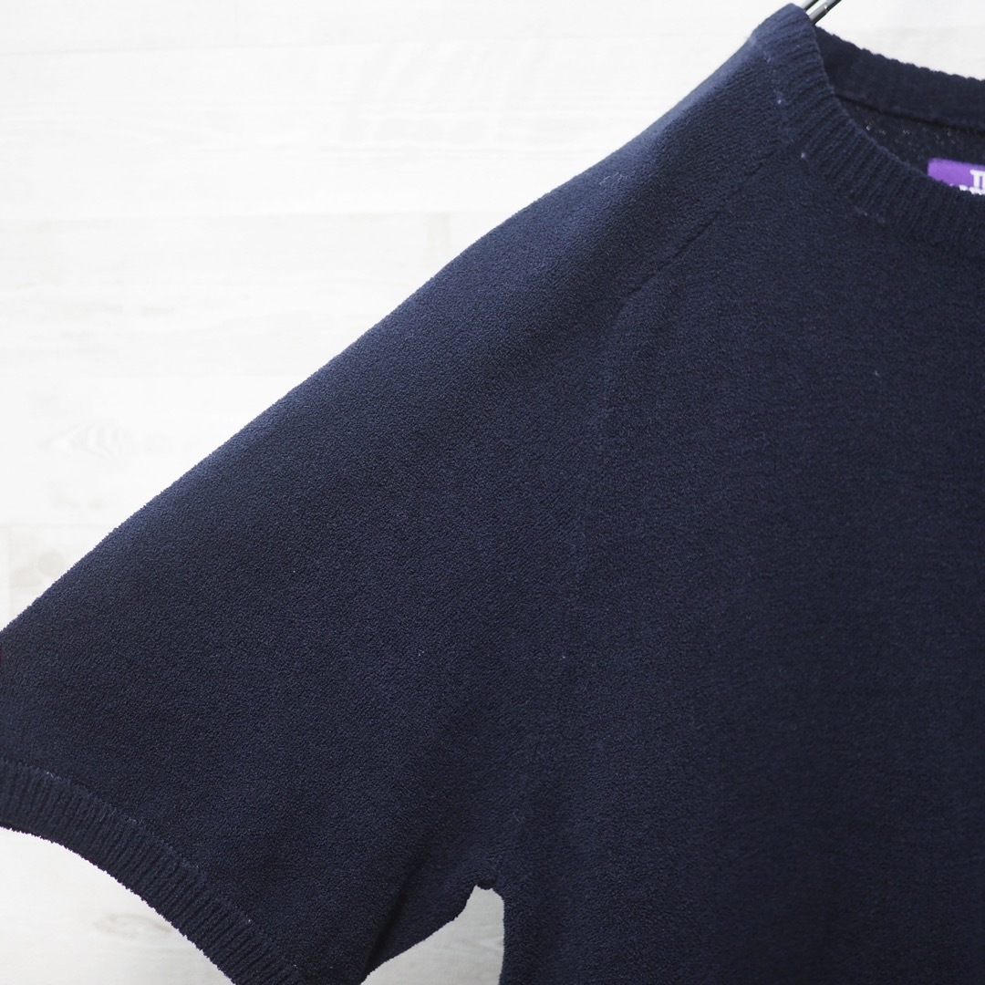 THE NORTH FACE(ザノースフェイス)のPURPLE LABEL Knit Pile H/S Sweat Shirt-M メンズのトップス(Tシャツ/カットソー(半袖/袖なし))の商品写真