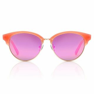 【色: ピンク】[DUCO] サングラス レディース 偏光レンズ sunglas(その他)