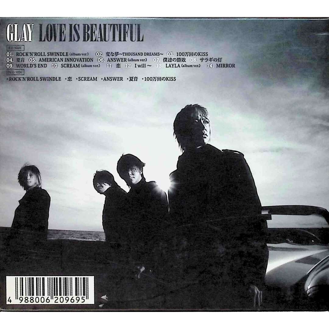 LOVE IS BEAUTIFUL (初回限定盤)(DVD付) / GLAY (CD) エンタメ/ホビーのCD(ポップス/ロック(邦楽))の商品写真