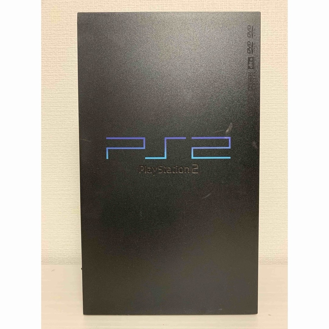 PlayStation2(プレイステーション2)のSONY PS2 プレステ2 プレイステーション2 SCPH-18000 黒 エンタメ/ホビーのゲームソフト/ゲーム機本体(家庭用ゲーム機本体)の商品写真