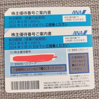 エーエヌエー(ゼンニッポンクウユ)(ANA(全日本空輸))のANA優待　2枚　(その他)