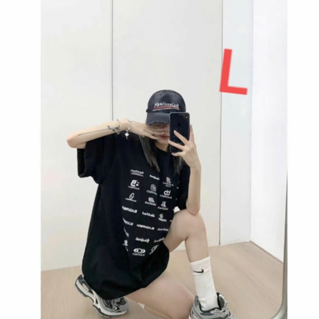 Tシャツ　綿　L レディースのトップス(Tシャツ(半袖/袖なし))の商品写真