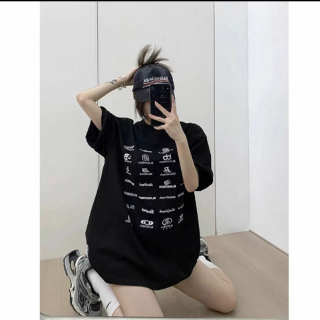 Tシャツ　綿　L レディースのトップス(Tシャツ(半袖/袖なし))の商品写真