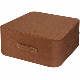 【色:ブラウン_サイズ:40x40x15cm】Homwarm トランポリン 室内(トレーニング用品)