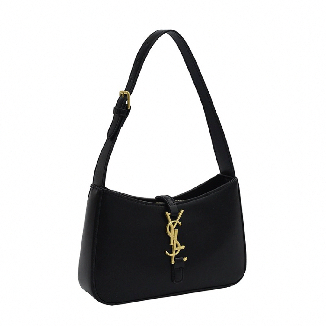 Yves Saint Laurent(イヴサンローラン)のysl ハンドバッグ　カバン　ショルダーバッグ　肩掛け　黒　ブラック レディースのバッグ(ハンドバッグ)の商品写真