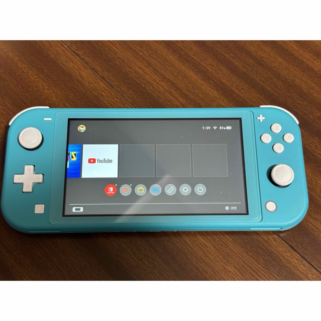 Nintendo Switch(ニンテンドースイッチ)のNintendo Switch Lite ターコイズ　本体　中古 エンタメ/ホビーのゲームソフト/ゲーム機本体(携帯用ゲーム機本体)の商品写真