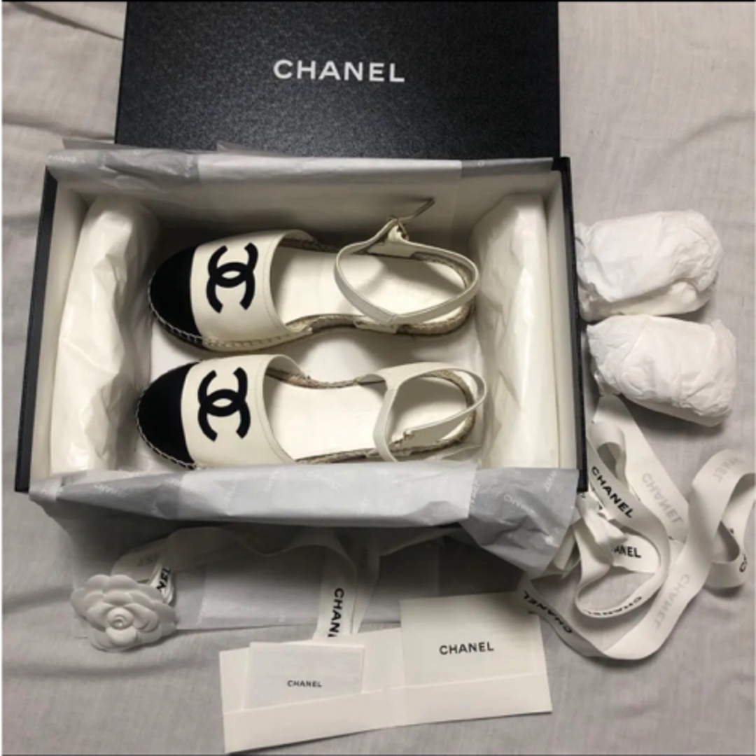 CHANEL(シャネル)の【CHANEL 】シャネル　エスパドリーユサンダル シューズ レディースの靴/シューズ(サンダル)の商品写真