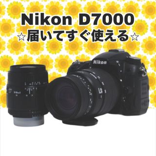 ニコン(Nikon)の❤ダブルレンズ❤ NikonD7000 ❤初心者おすすめ❤一眼レフ❤(デジタル一眼)