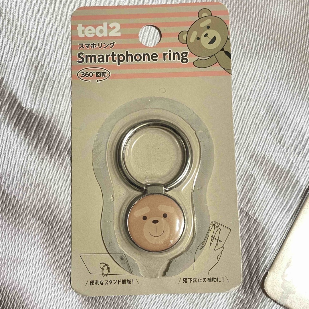 ted2 セット PUTITTO バスボール スマホリング ケーブルカバー エンタメ/ホビーのおもちゃ/ぬいぐるみ(キャラクターグッズ)の商品写真