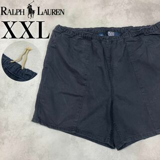 【美品】POLO Ralph Lauren ハーフパンツ  XXL 旧タグ 紺
