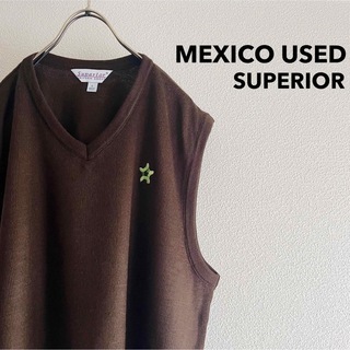 古着 メキシコ製“Superior” Acrylic Knit Vest