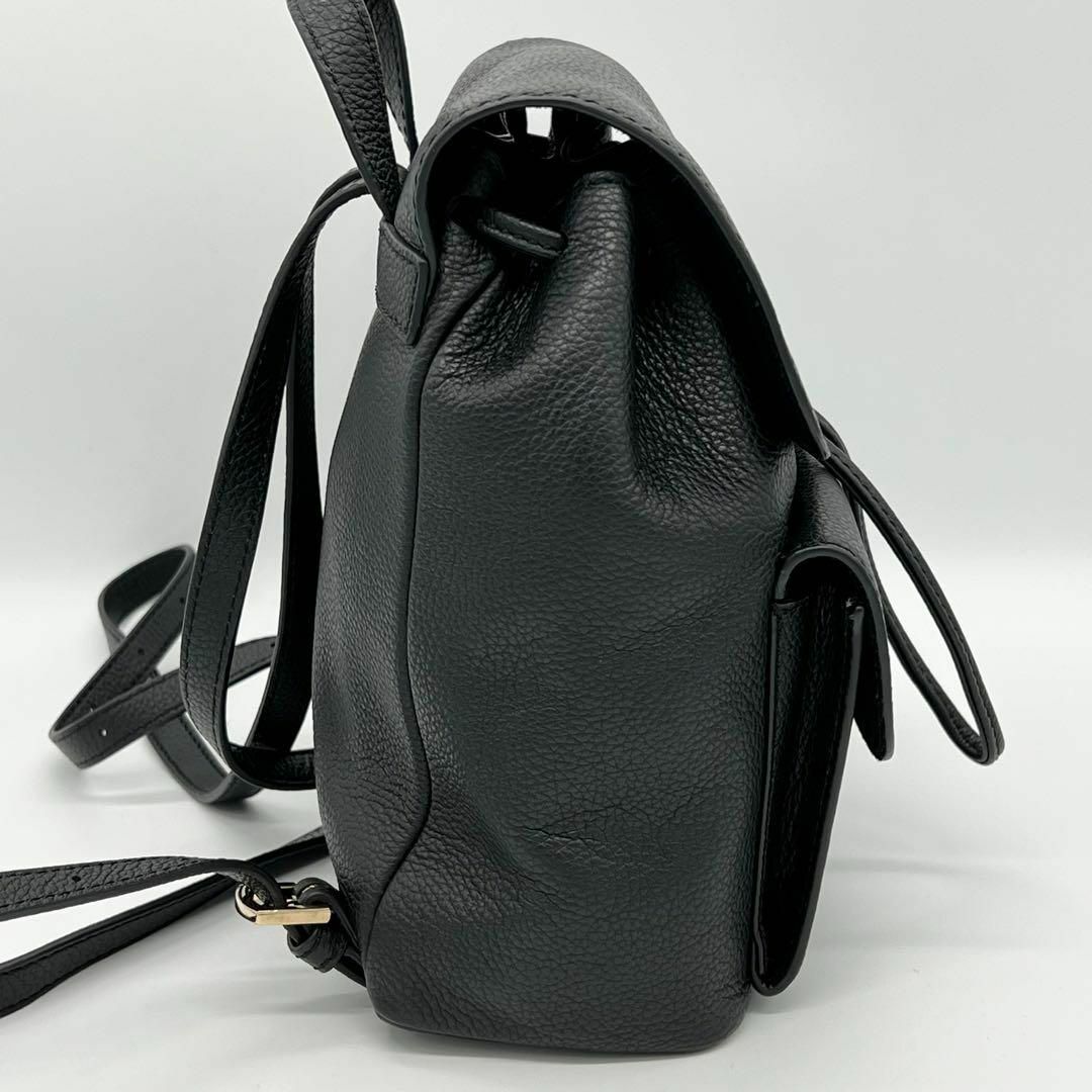 Furla(フルラ)の✨️極美品✨️FURLA ノエミ ミニリュック バックパック シボ革 ブラック レディースのバッグ(リュック/バックパック)の商品写真