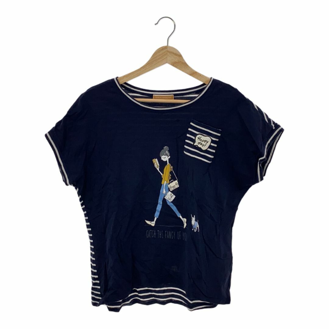 ENRICODOMANI エンリコドマーニ トップス Tシャツ カットソー 半袖 レディースのトップス(Tシャツ(半袖/袖なし))の商品写真
