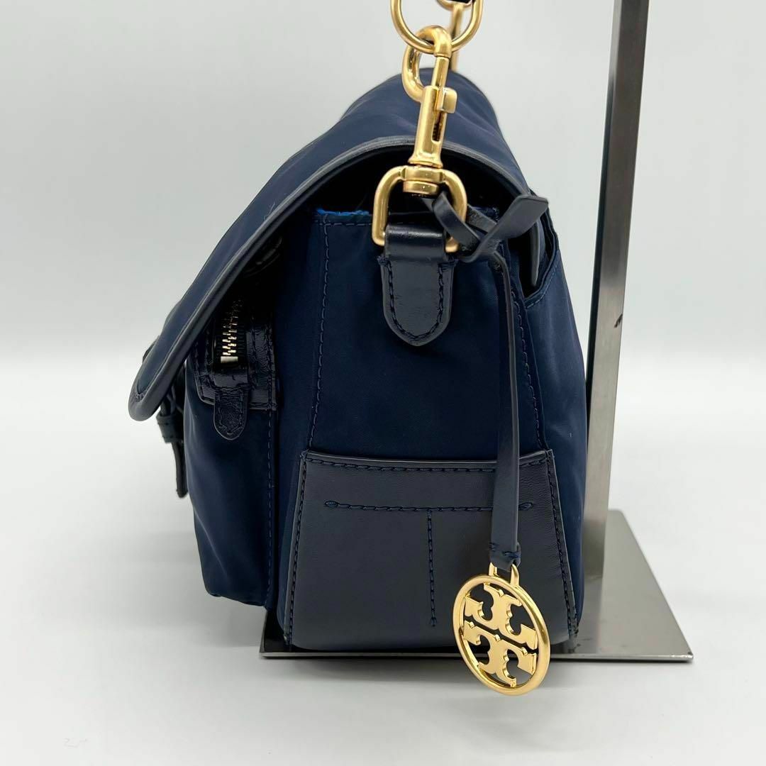 Tory Burch(トリーバーチ)の✨美品✨ToryBurch PIPER ショルダーバッグ ナイロン ネイビー レディースのバッグ(ショルダーバッグ)の商品写真