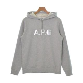 A.P.C. アーペーセー パーカー S グレー 【古着】【中古】(パーカー)