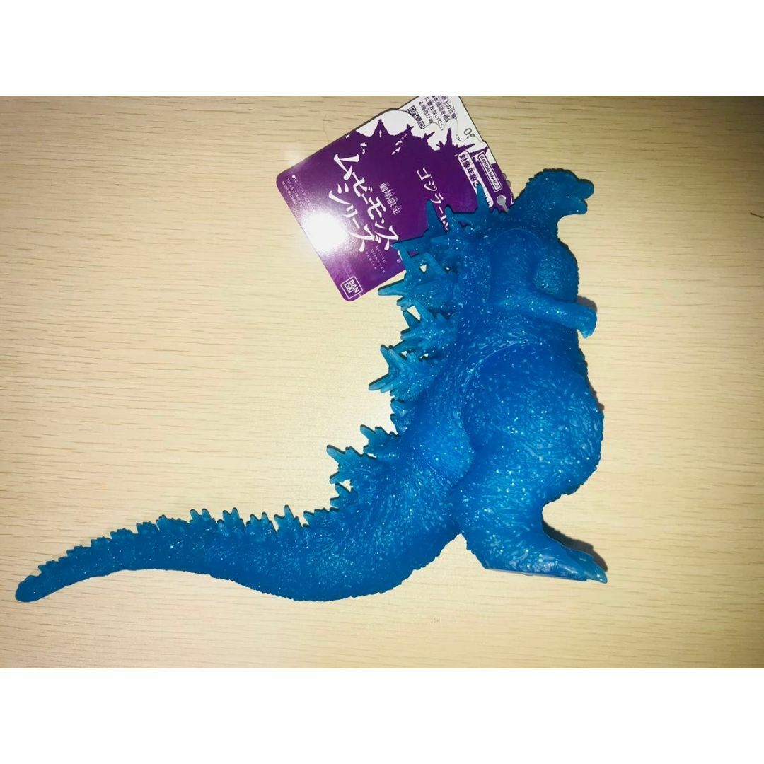 BANDAI(バンダイ)のゴジラ -1.0 劇場限 ムービーモンスター クリアラメブルー godzilla エンタメ/ホビーのフィギュア(特撮)の商品写真