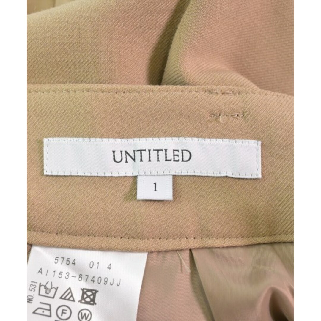 UNTITLED(アンタイトル)のUNTITLED アンタイトル パンツ（その他） 1(S位) ベージュ 【古着】【中古】 レディースのパンツ(その他)の商品写真