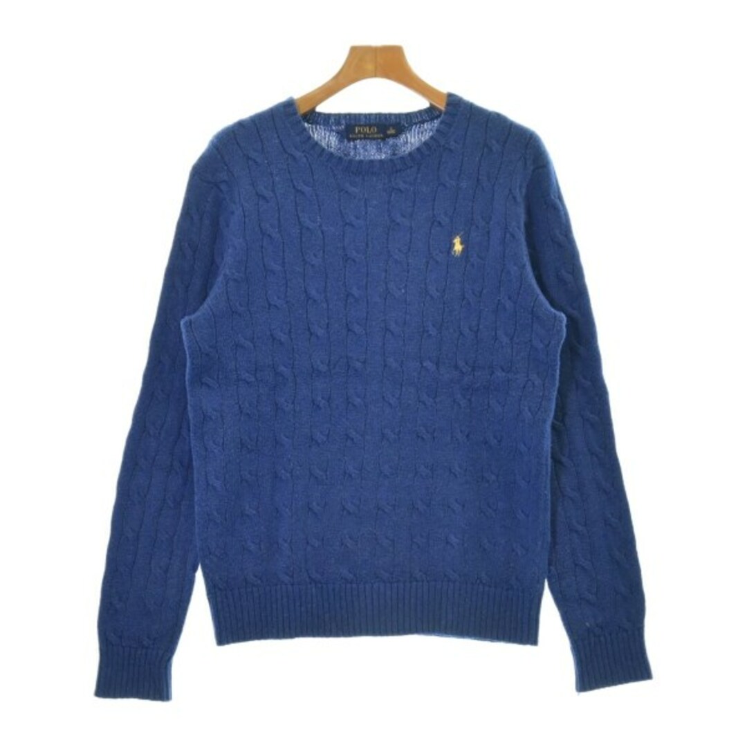 POLO RALPH LAUREN(ポロラルフローレン)のPolo Ralph Lauren ポロラルフローレン ニット・セーター S 青 【古着】【中古】 メンズのトップス(ニット/セーター)の商品写真