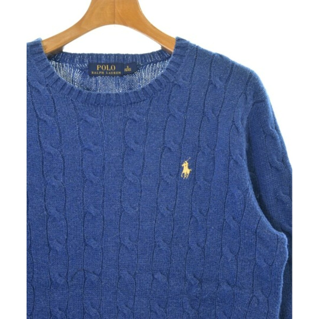 POLO RALPH LAUREN(ポロラルフローレン)のPolo Ralph Lauren ポロラルフローレン ニット・セーター S 青 【古着】【中古】 メンズのトップス(ニット/セーター)の商品写真