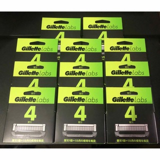 ジレット(Gillette)の「Gillette Labs角質除去バー搭載替刃4B」×11個  新品未開封(カミソリ)
