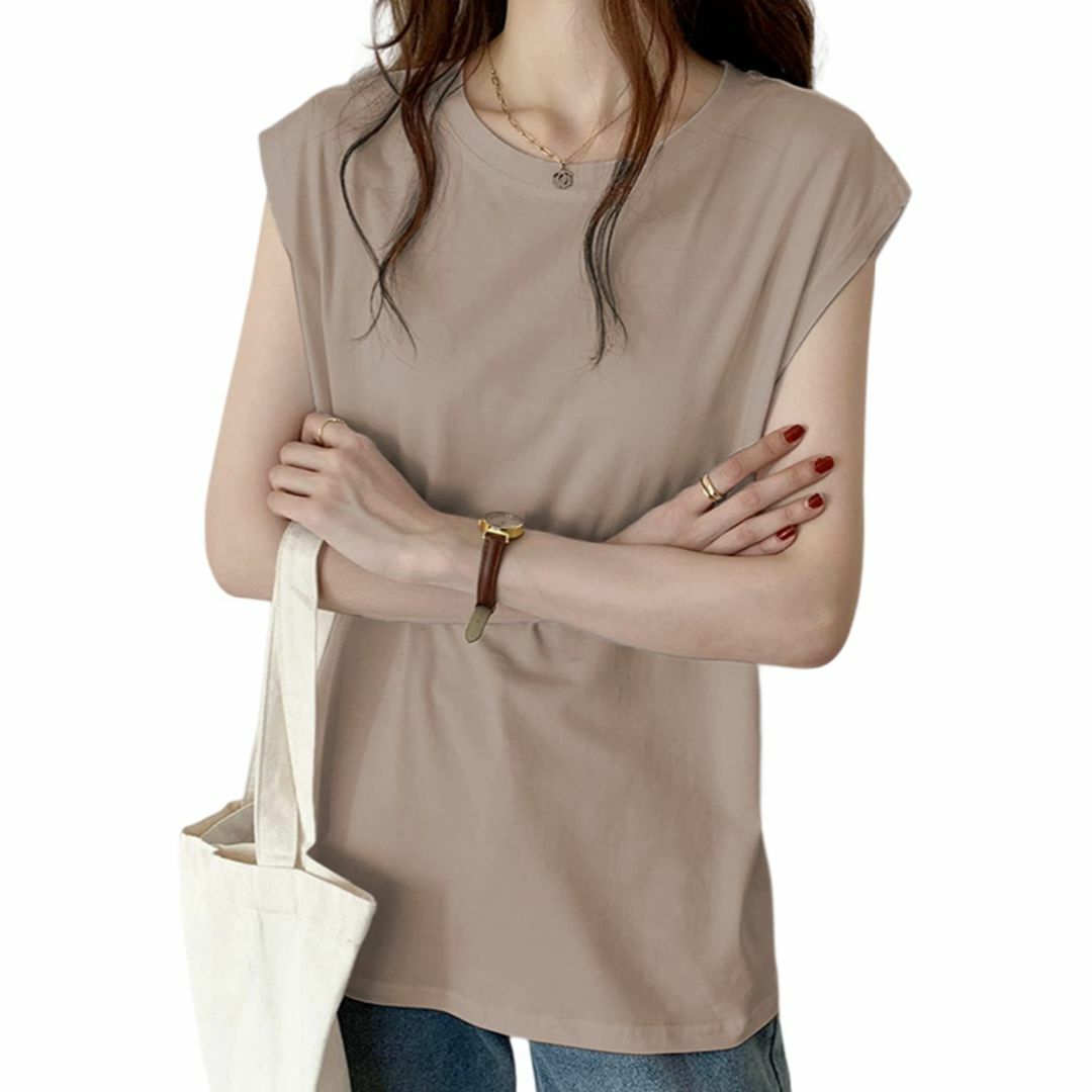 [MARIA MARFA] フレンチスリーブ tシャツ レディース シンプル 無 レディースのファッション小物(その他)の商品写真