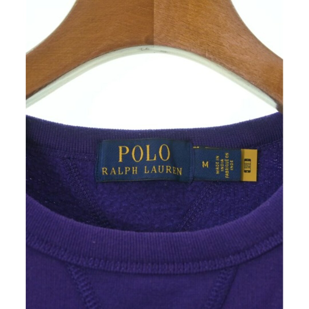 POLO RALPH LAUREN(ポロラルフローレン)のPolo Ralph Lauren ポロラルフローレン スウェット M 紫 【古着】【中古】 メンズのトップス(スウェット)の商品写真