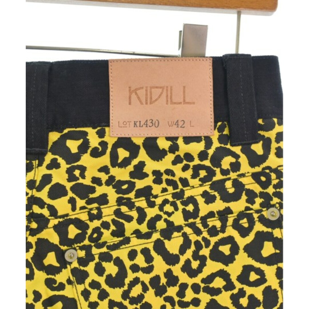 KIDILL キディル パンツ（その他） 42(L位) 黄x黒(豹柄) 【古着】【中古】 レディースのパンツ(その他)の商品写真