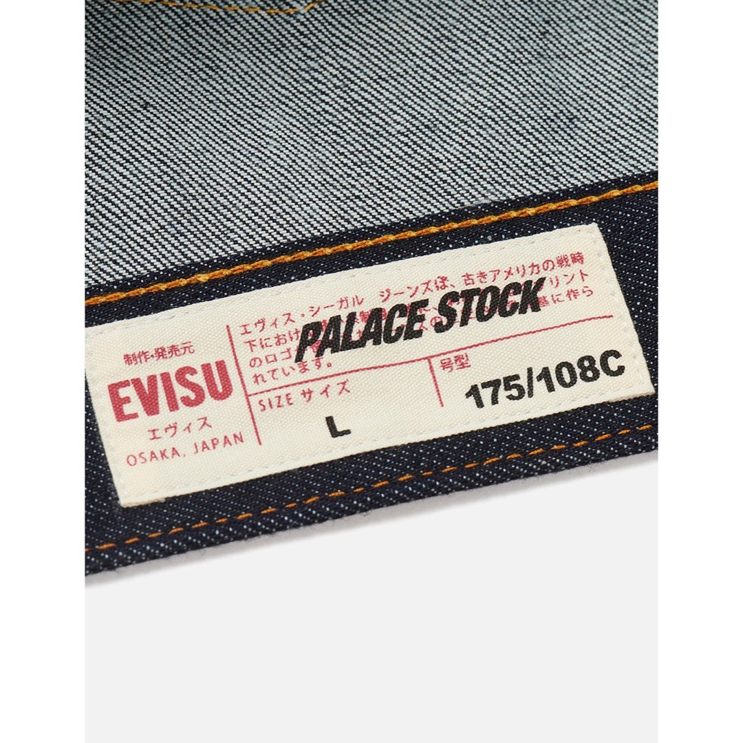 PALACE(パレス)のPALACE EVISU DICE DENIM JACKET RAW メンズのジャケット/アウター(Gジャン/デニムジャケット)の商品写真