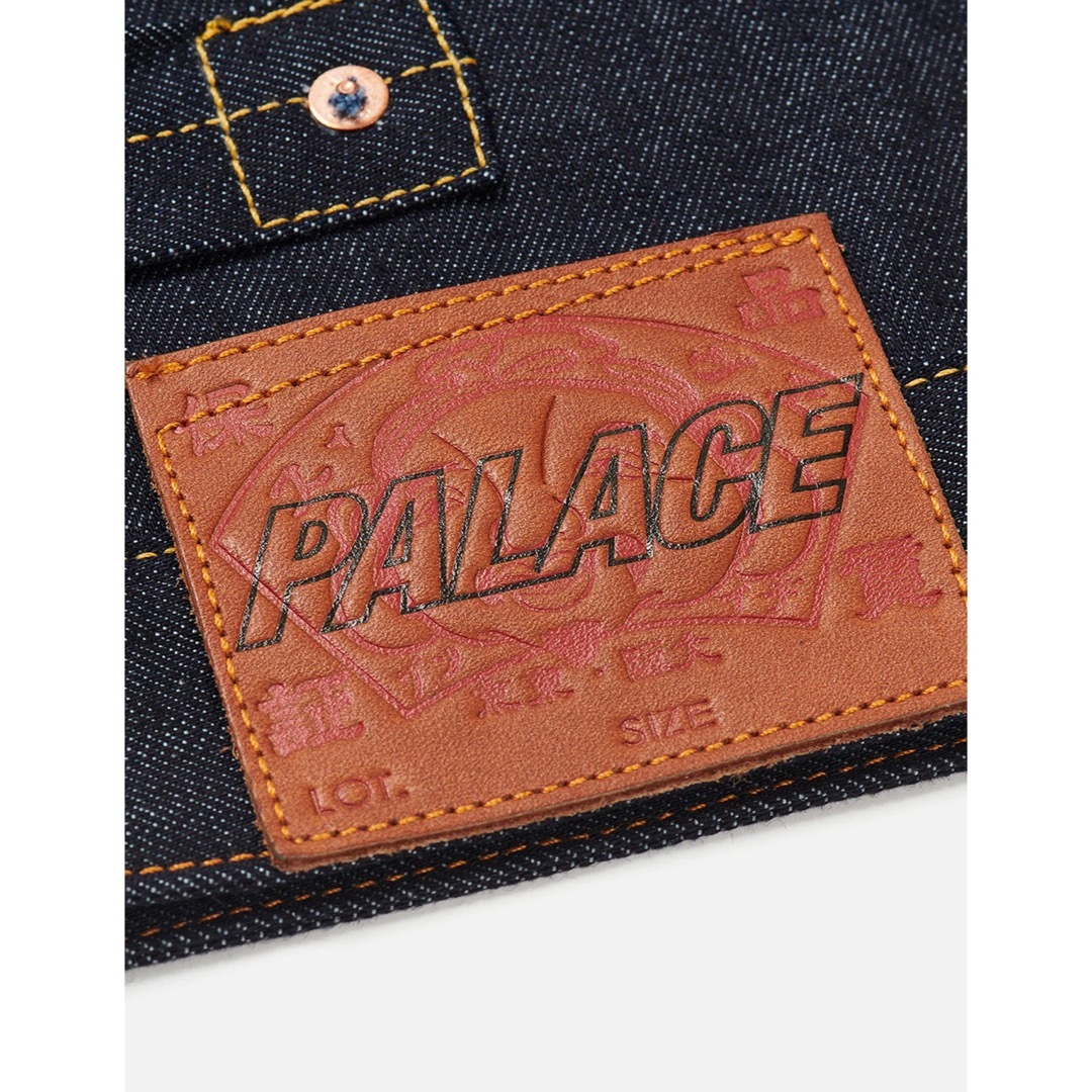 PALACE(パレス)のPALACE EVISU DICE DENIM JACKET RAW メンズのジャケット/アウター(Gジャン/デニムジャケット)の商品写真