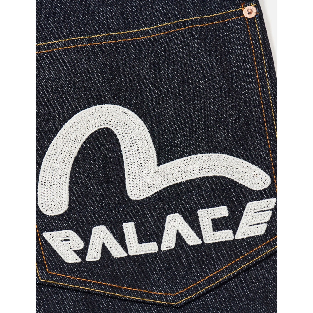 PALACE(パレス)のPALACE EVISU DICE DENIM JACKET RAW メンズのジャケット/アウター(Gジャン/デニムジャケット)の商品写真