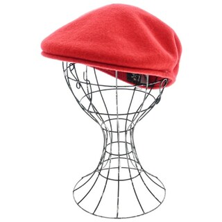カンゴール(KANGOL)のKANGOL カンゴール ハンチング・ベレー帽 L 赤 【古着】【中古】(ハンチング/ベレー帽)