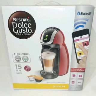 ネスレ(Nestle)の【美品】NESCAFE ドルチェグスト ジェニオ アイ プレミアム チェリーレッ(コーヒーメーカー)