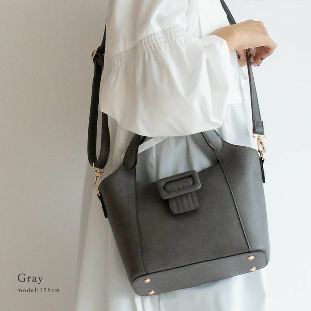 【色: グレー】[Vita Felice] ヴィータフェリーチェ 3スペース ポ レディースのバッグ(その他)の商品写真