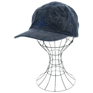 Vivienne Westwood MAN キャップ F インディゴ(デニム) 【古着】【中古】(キャップ)