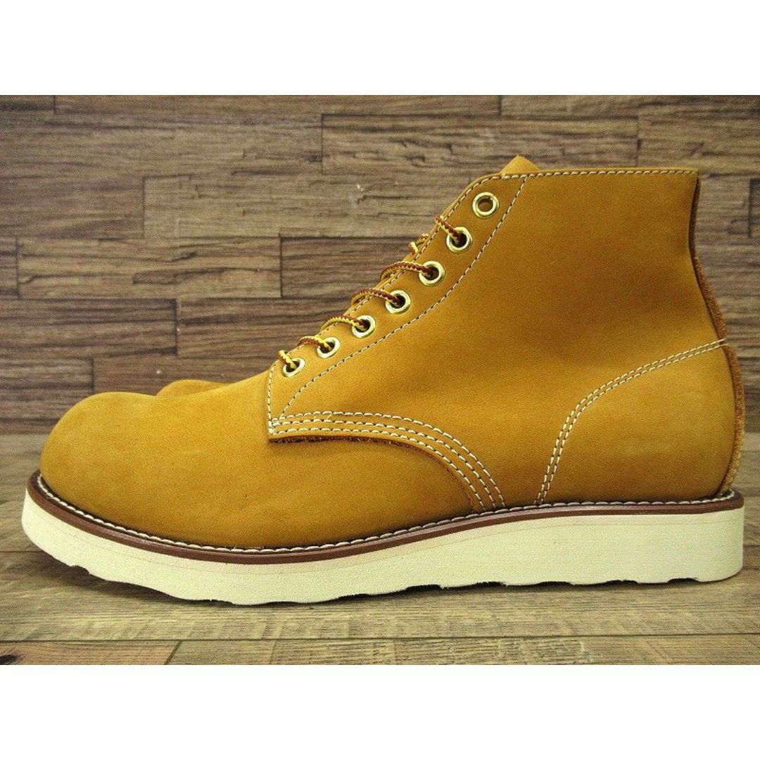 HAWKINS(ホーキンス)の新品 ホーキンス ヌバック レザー ワーク ブーツ N/WHEAT 26.5 ① メンズの靴/シューズ(ブーツ)の商品写真