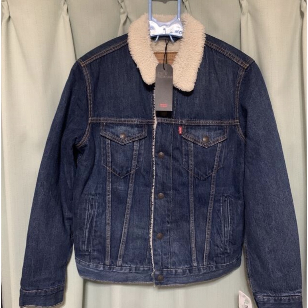 Levi's(リーバイス)の新品 LEVI'S ボア デニムジャケット メンズのジャケット/アウター(Gジャン/デニムジャケット)の商品写真