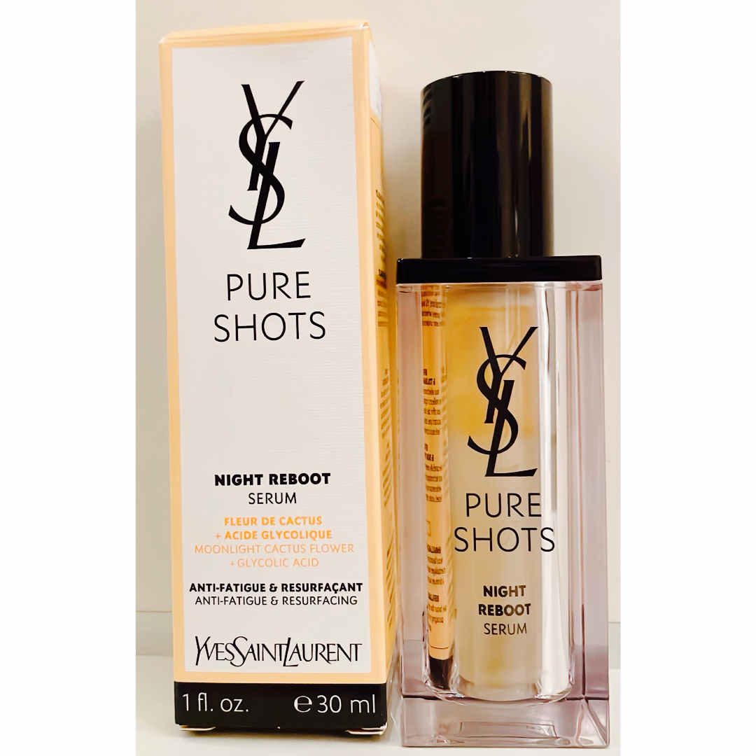 Yves Saint Laurent(イヴサンローラン)のイヴ・サンローラン ピュアショット ナイトセラム 30ml 本体 他セット 新品 コスメ/美容のスキンケア/基礎化粧品(美容液)の商品写真