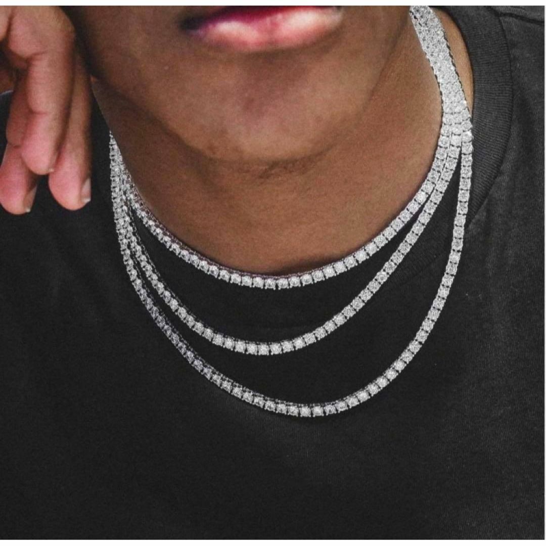 最終値下げ❗️【 20 】 ジルコニアダイヤモンド ネックレス ペアルック レディースのアクセサリー(ネックレス)の商品写真