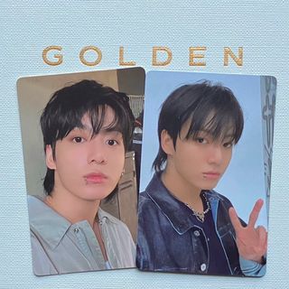 ボウダンショウネンダン(防弾少年団(BTS))のBTS JUNGKOOK ジョングク 'GOLDEN' ランダム トレカ 2枚(アイドルグッズ)