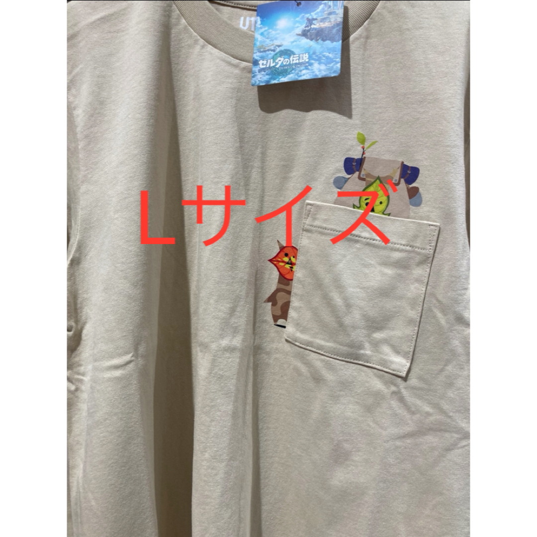 Lサイズ】ゼルダの伝説 ティアーズ オブ ザ キングダム ユニクロTシャツ メンズのトップス(Tシャツ/カットソー(半袖/袖なし))の商品写真