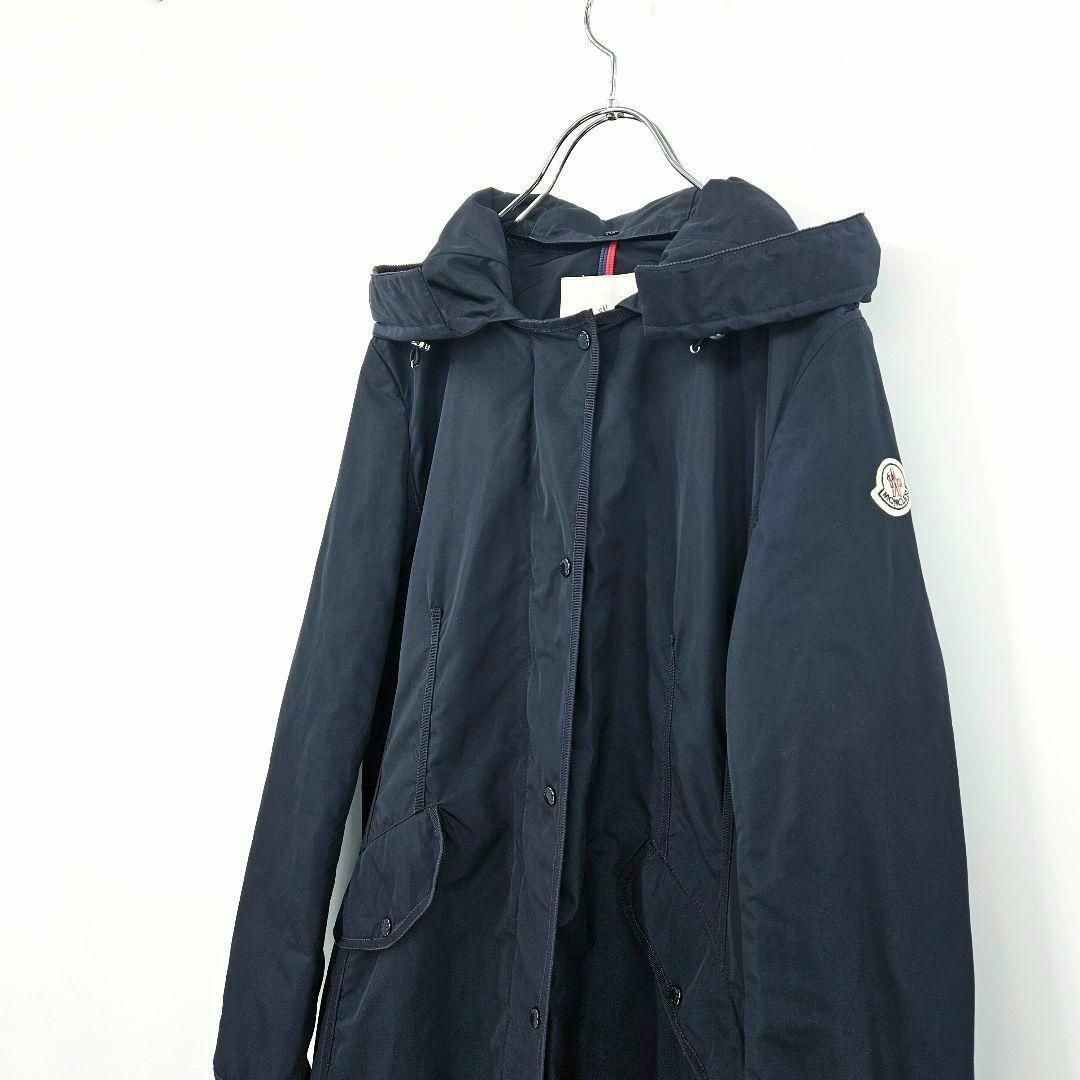 MONCLER(モンクレール)の【美品】モンクレール　スプリングコート　ARGELINE　アルジェリーヌ フード レディースのジャケット/アウター(モッズコート)の商品写真