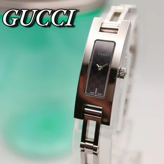 グッチ(Gucci)のGUCCI GG柄 スクエア シルバー クォーツ レディース腕時計 505(腕時計)