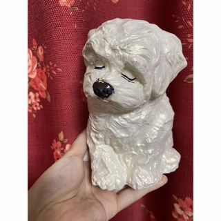 激カワ🩷友人の名古屋社長夫妻からの頂き物　フランスの教会の幸福の白い犬(その他)