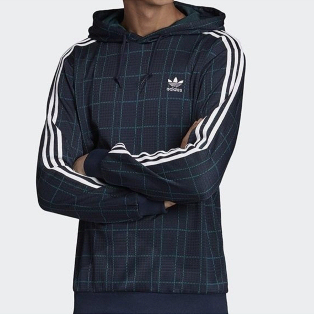 adidas(アディダス)のadidas オリジナルス トラックジャケット スリーストライプ  パーカー　M メンズのトップス(パーカー)の商品写真